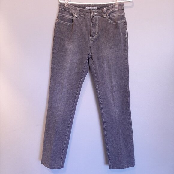 CHICOS Platinum Callie Jeans Straight Leg Denim - Picture 5 of 10